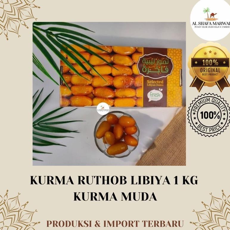 

Kurma Ruthob Libiya Premium 1 Kg | Kurma Muda Ruthob | Kurma Muda | Kurma Promil Diskon