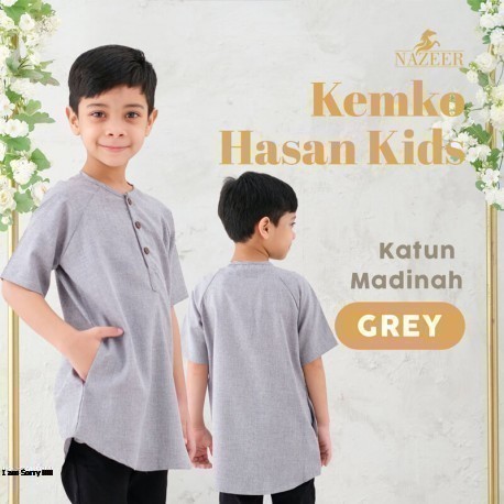 promo KEMEJA NAZEER ORIGINAL KOKO HASAN KIDS LENGAN PENDEK