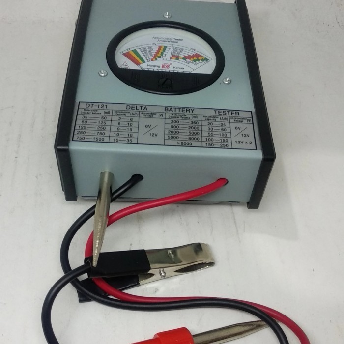 Tester accu motor dan mobil - Baterai Tester aki - alat Tes accu