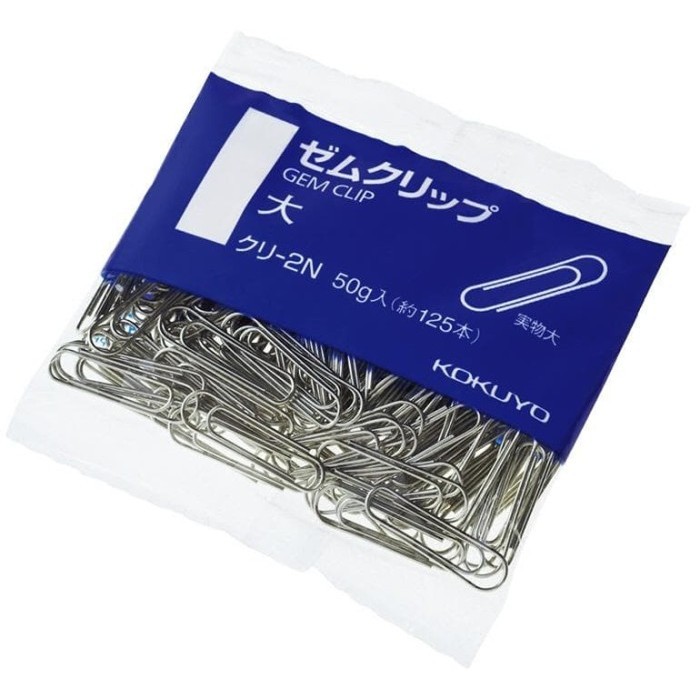 

Kokuyo R Clip Isi 125Pcs 50Gr Kuri-2N