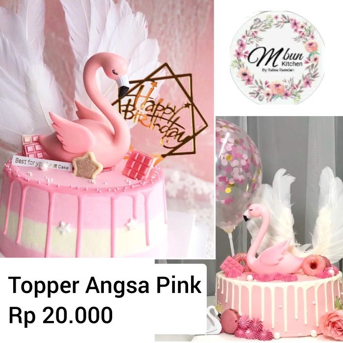 ><><><] Topper Cake Angsa