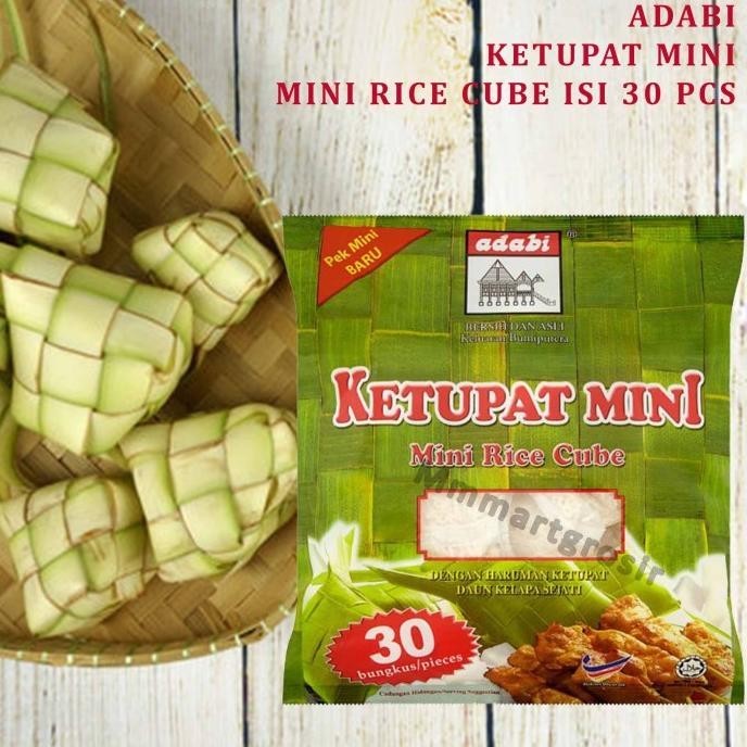 

Adabi / Ketupat Mini Rice Cube / Ketupat Nasi Kemasan / Isi 30pcs