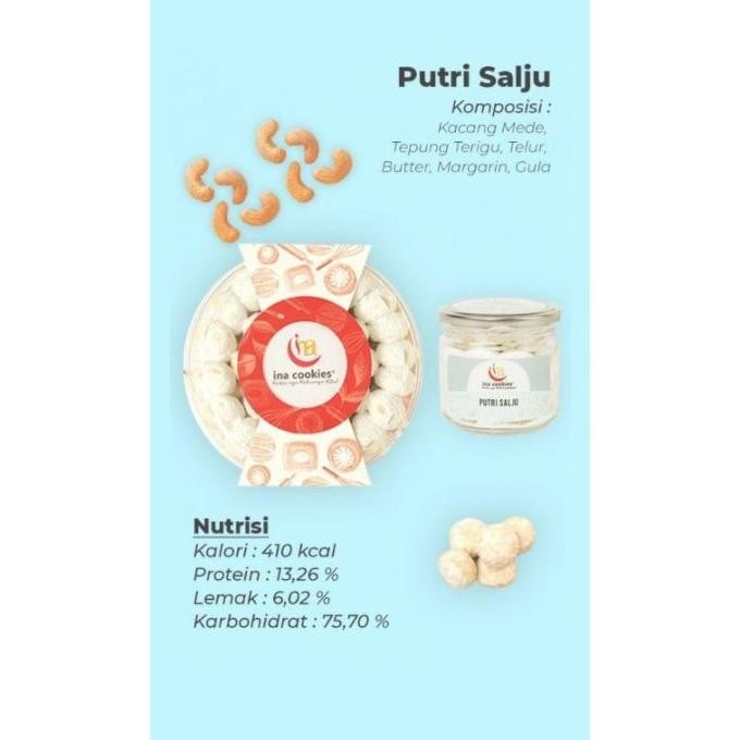 

Ready Ina cookies putri salju / kue kering lebaran / ina cookies