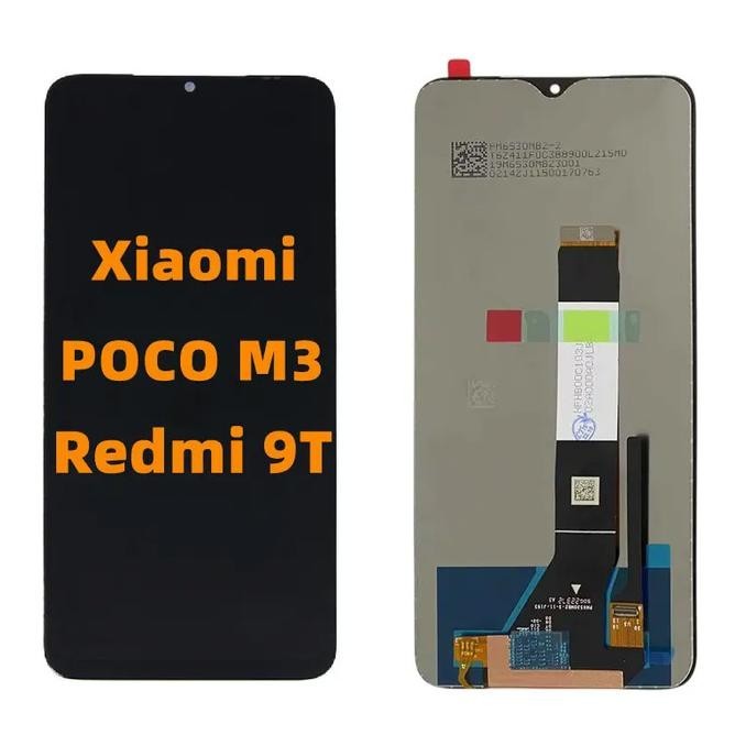 #@#@#@#@] LCD XIAOMI POCO M3 / REDMI 9T BLACK + TS FULLSET