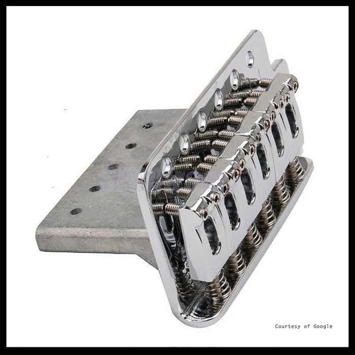 Bridge Tremolo Stratocaster Semi Updown Chrome