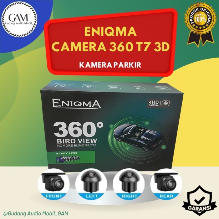 Termurah Kamera 360 Eniqma T7 3D Sony Lens 4Hd / Kamera 360 Enigma New