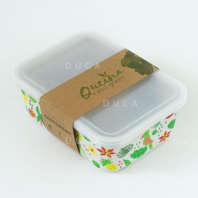 Terbaru Kotak Makan Kedap Udara Karet Qucina Sto Container 900 Ml Stok Terbatas