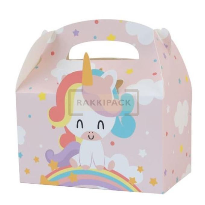 

=====] gable box unicorn kotak hampers ulang tahun anak ultah
