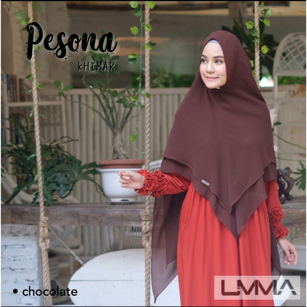 NEW PREMIUM DAILY HIJAB [UMMA] KHIMAR / KERUDUNG/ BERGO HIJAB SYARI "PESONA" By Umma Syar'i