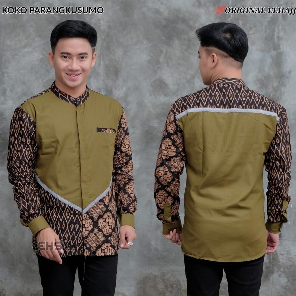 Promo Bisa Cod | Baju Koko Al Qorni  Hadroh Azzahir Kemeja Muslim Pria Model Terbaru Busana Muslim A