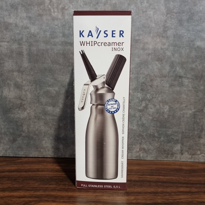 

Ready Kayser Cream Whipper Inox 500ml Stainless steel / cream whipper eropa