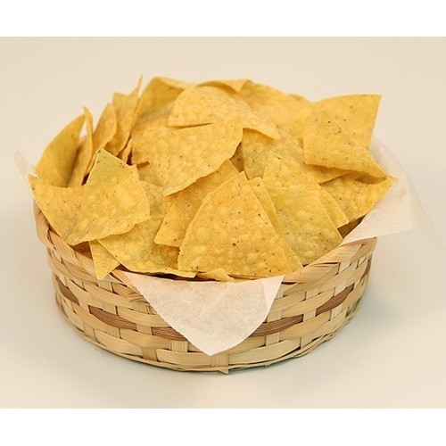 

PRODUK TERBATAS Fried Yellow Corn Tortilla Chips (Nachos) - 1 kg