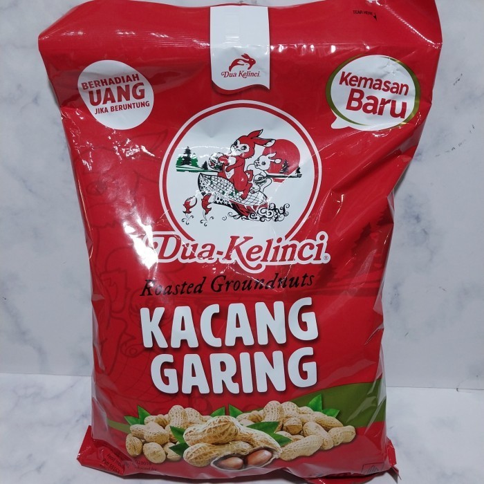 

LIMITED EDITION Kacang kulit cap dua kelinci 800 gram ( besar )