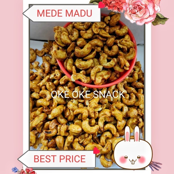 

TERLENGKAP Kacang Mede Madu / Cashew With Honey 500 Gram