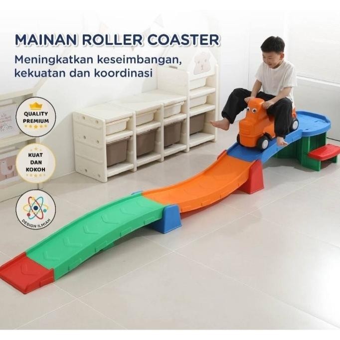 PARKLON MAINAN MOBIL SELUNCUR ROLLER COASTER ANAK PEROSOTAN MOBSLIDE KIKISISI77