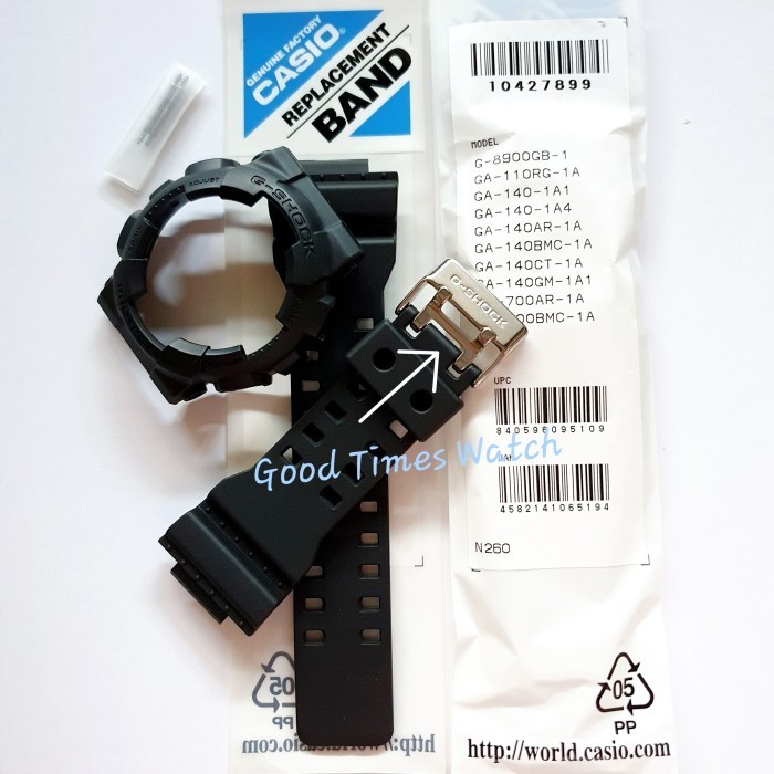 PAKET STRAP BEZEL G-SHOCK GA-100BBN / GA-100 CASIO ORIGINAL