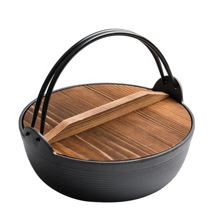 Cast Iron Hotpot Bowl 28,5 Cm Panci Shabu Suki Kuah Korean Food Rare