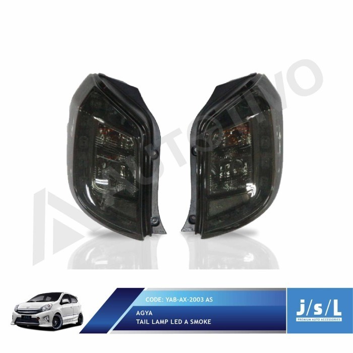 Stop Lamp Led Agya Ayla 2012 2016 Model Smoke Led Bar