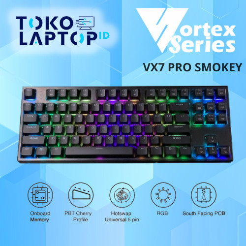 Vortexseries Vx7 Pro Smokey Black Edition Mechanical Gaming Keyboard