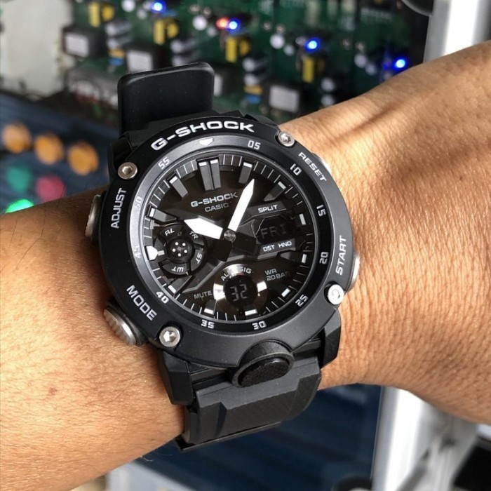 Casio G-Shock Ga-2000S-1Adr Jam Tangan Pria Gshock Ga2000 Ga-2000S-1A