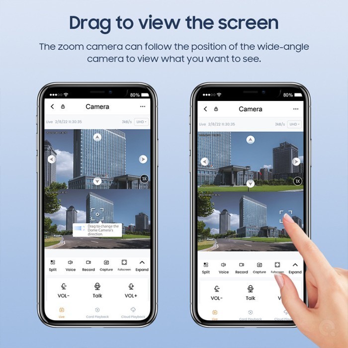 Cctv Outdoor Eyesec Dual Lens Ip66 Waterproof Ip Camera Ptz Wide Angle
