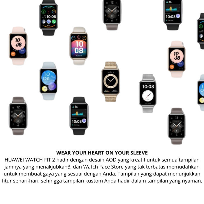 Huawei Watch Fit 2 Classic Edition Original Garansi 12 Bulan