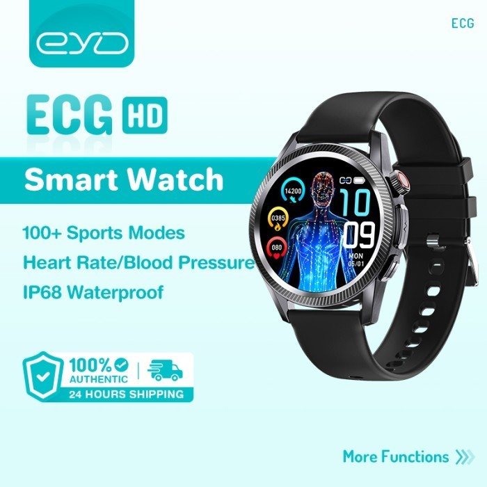 Eyd Ecg Health Watch Blood Pressure Air Pump + Airbag Watch