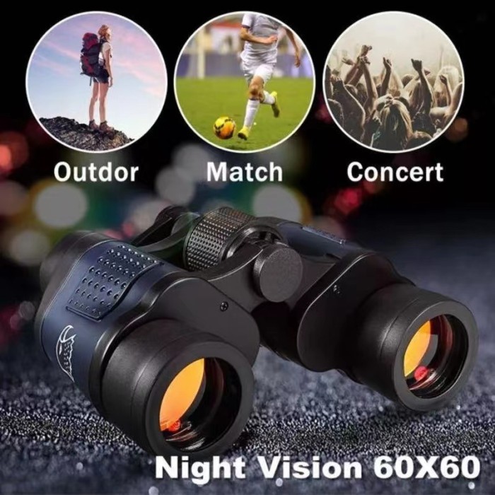 Teropong Jarak Jauh Binocular Outdoor 60X60 Night Vision