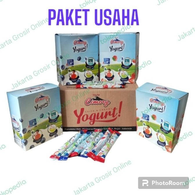 

Cimory Yogurt Stik 1 Dus Isi 100Pcs Paket Usaha Acara