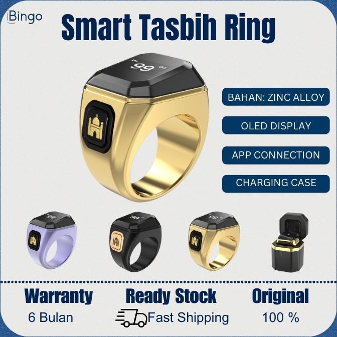 Tasbih digital ring led Zikir Ring Cincin Tasbih ring