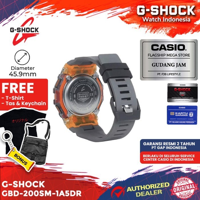 G-Shock Gshock Gbd-200Sm-1A5Dr Gbd-200Sm Gbd-200 Gbd200Sm Gbd 200Sm
