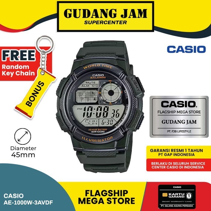 Casio General Ae-1000W-3Avdf Ae-1000W Ae-1000 Ae1000W Ae1000