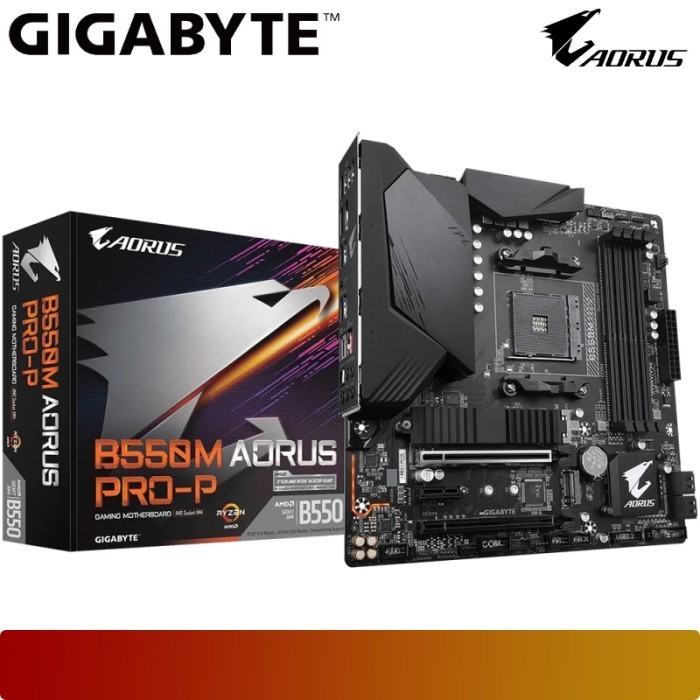 Gigabyte B550M Aorus Pro-P Motherboard Amd B550 Ryzen Am4 Micro Atx