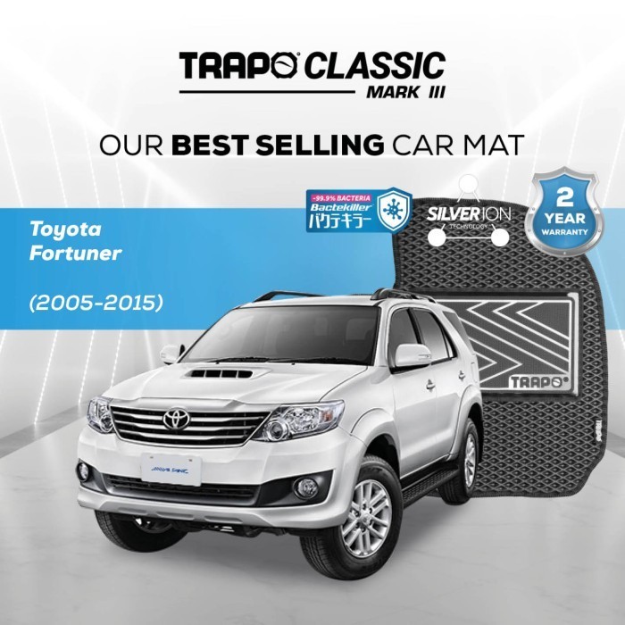 Karpet Mobil Toyota Fortuner (2005-2015) Trapo + Bagasi