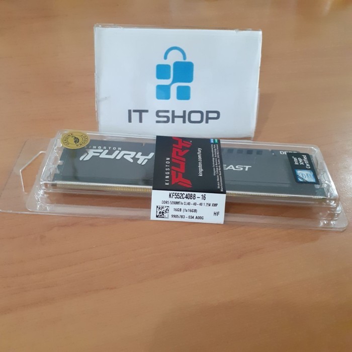 Kingston Fury Beast 16Gb Ddr5 - 5200Mhz