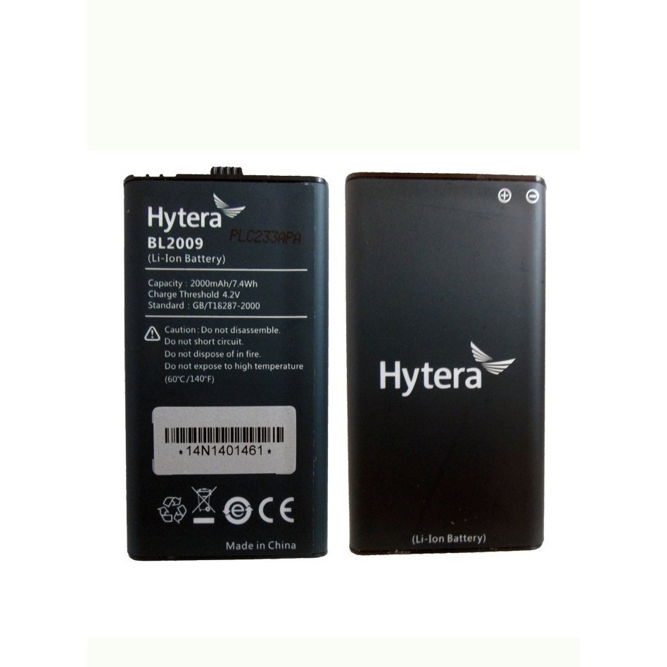 Hytera Bl2009 Baterai Pd358 Ori Baru 2000Mah Battery Hyt Pd368 Pd378