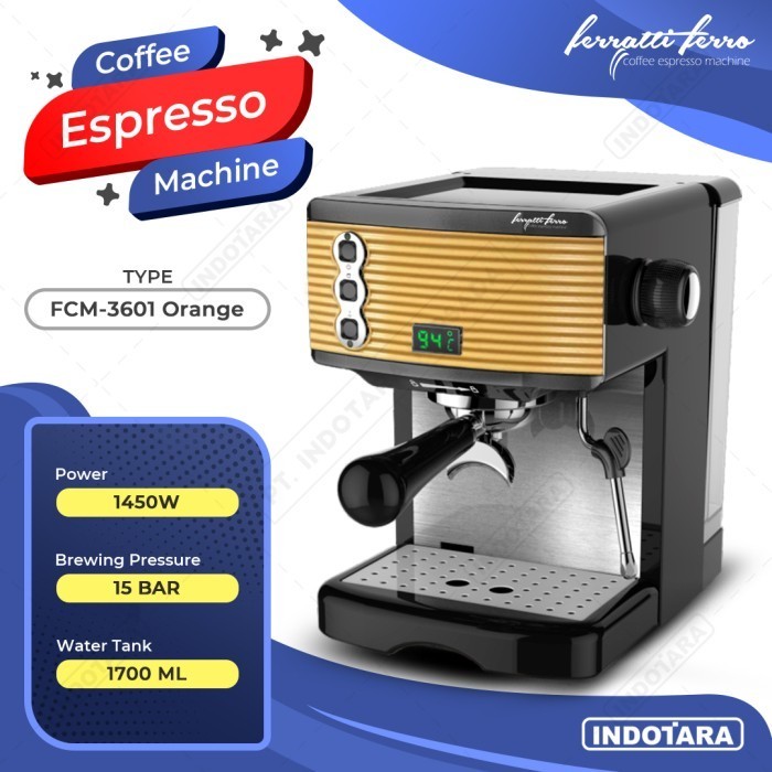 Ferratti Ferro Espresso Machine Fcm3601
