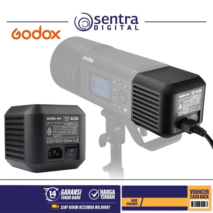 Godox Ac-26 Ac Adapter For Ad600Pro W