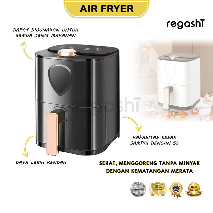 Air Fryer Penggorengan Elektrik Alat Menggoreng Listrik Tanpa Minyak
