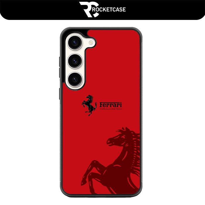 Case Casing Samsung Galaxy S24 S23 S22 S21 S20 Ultra Plus FE Ferrari RC0293