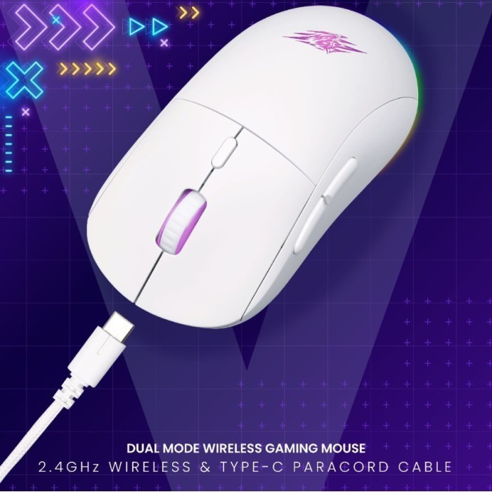 Sades Oculus V2 S30 Wireless Dual Mode Rgb Gaming Mouse