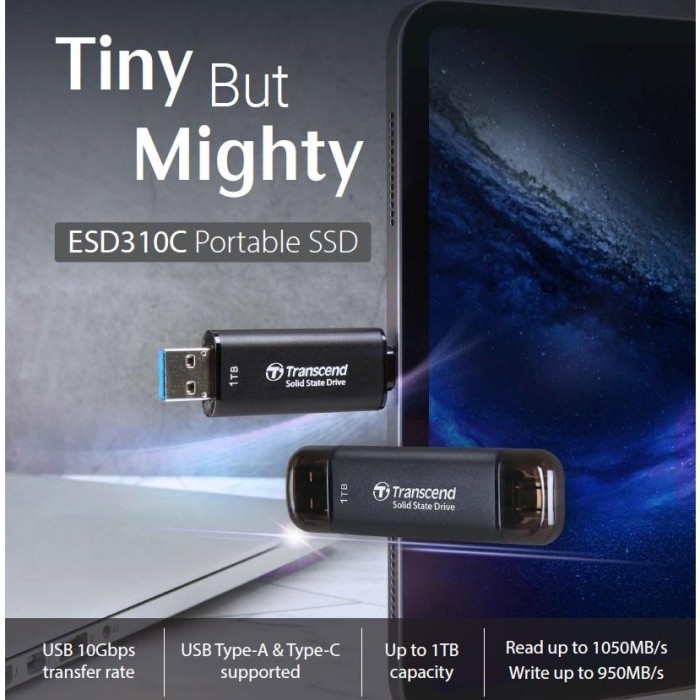 Transcend Ssd Portable Esd310 256Gb - 256 Gb Usb 3.2 Type C