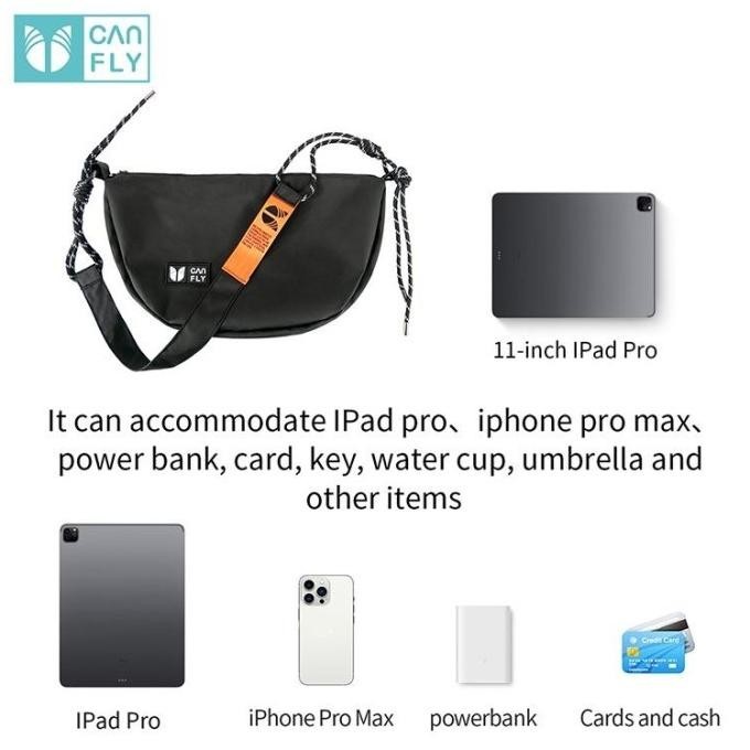 New Tas Selempang Pria Wanita Yipinu Ypu-Jz Waistbag Waterproof Baeos Kidattan