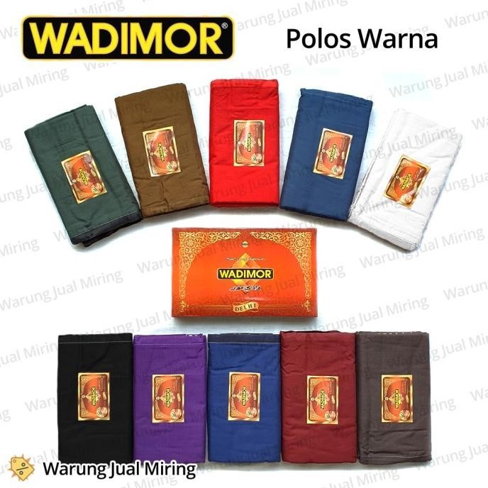 New Sarung Wadimor Polos Warna Tumpal Salur Garis Dewasa Pria Cowok Santri Limited Edition