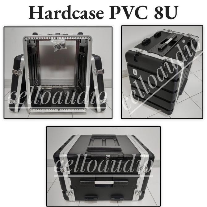 Koper Hardcase PVC 8U STX Audio Sound System Hardcase Fiber