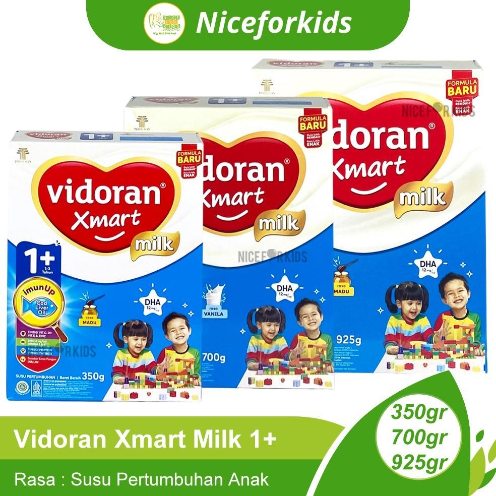 tomonimart Vidoran Xmart 1+ / Vidoran Xmart 3+ / Vidoran Xmart 5+ Susu Pertumbuhan Anak ||