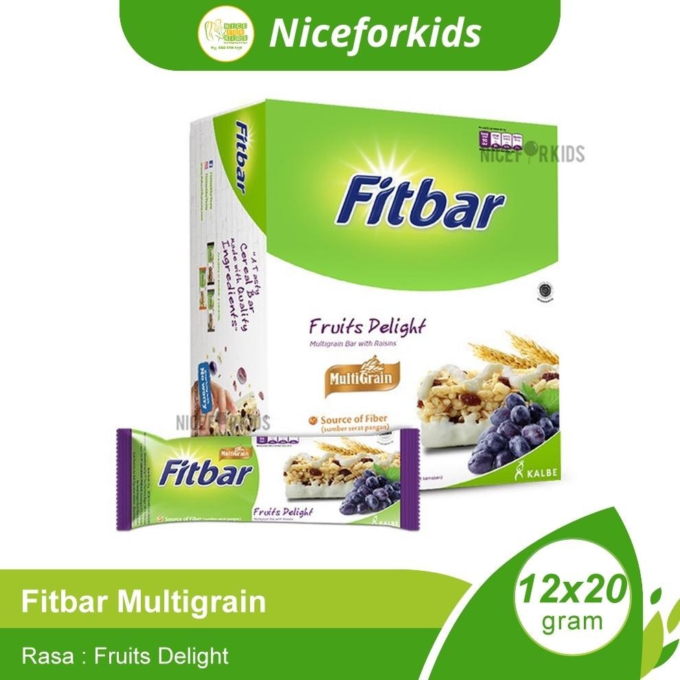 

tomonimart Fitbar Camilan Instan Kemasan Box isi 12 (20gr) / Cemilan untuk Diet ||