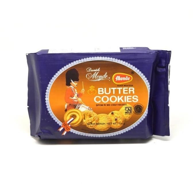 

New Monde Butter Cookies Pak 150G Pengiriman Cepat