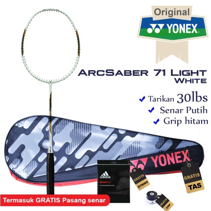 Raket Badnton Yonex Arcsaber 71 Light White