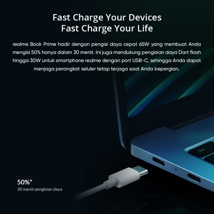 Laptop Realme Book Prime I5-11320H Iris Xe Ram 8Gb 512Gb Ssd 14" 2K